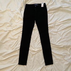 Hollister Black High Rise Super Skinny Jeggings